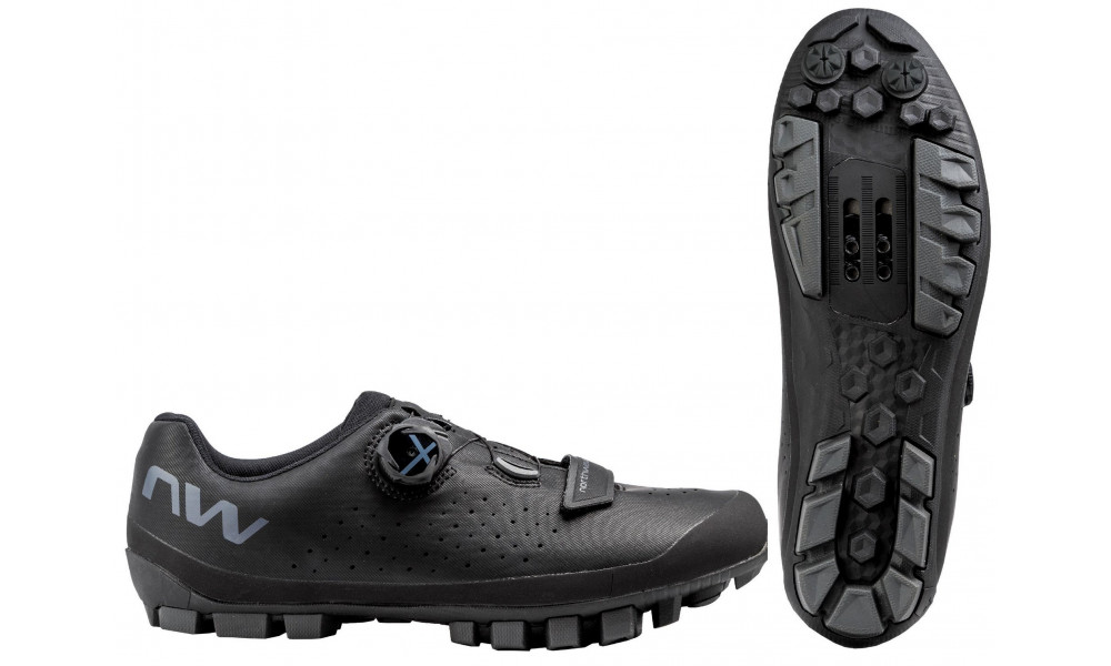 Велосипедная обувь Northwave Hammer Plus MTB XC black-dark grey - 1