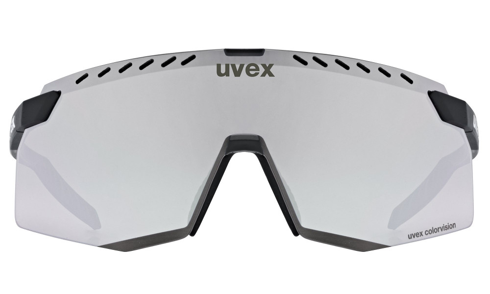 Glasses Uvex pace stage CV black matt / mirror silver - 2