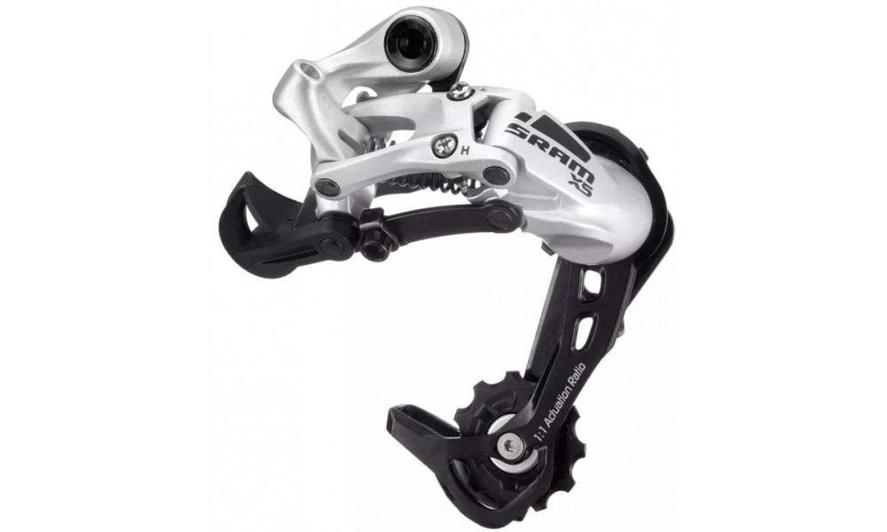 Задний переключатель скоростей SRAM X5 medium cage 9-speed silver 