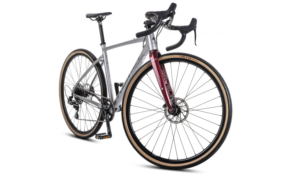 Bicycle Romet Boreas 2 2024 bright graphite-bordo - 1