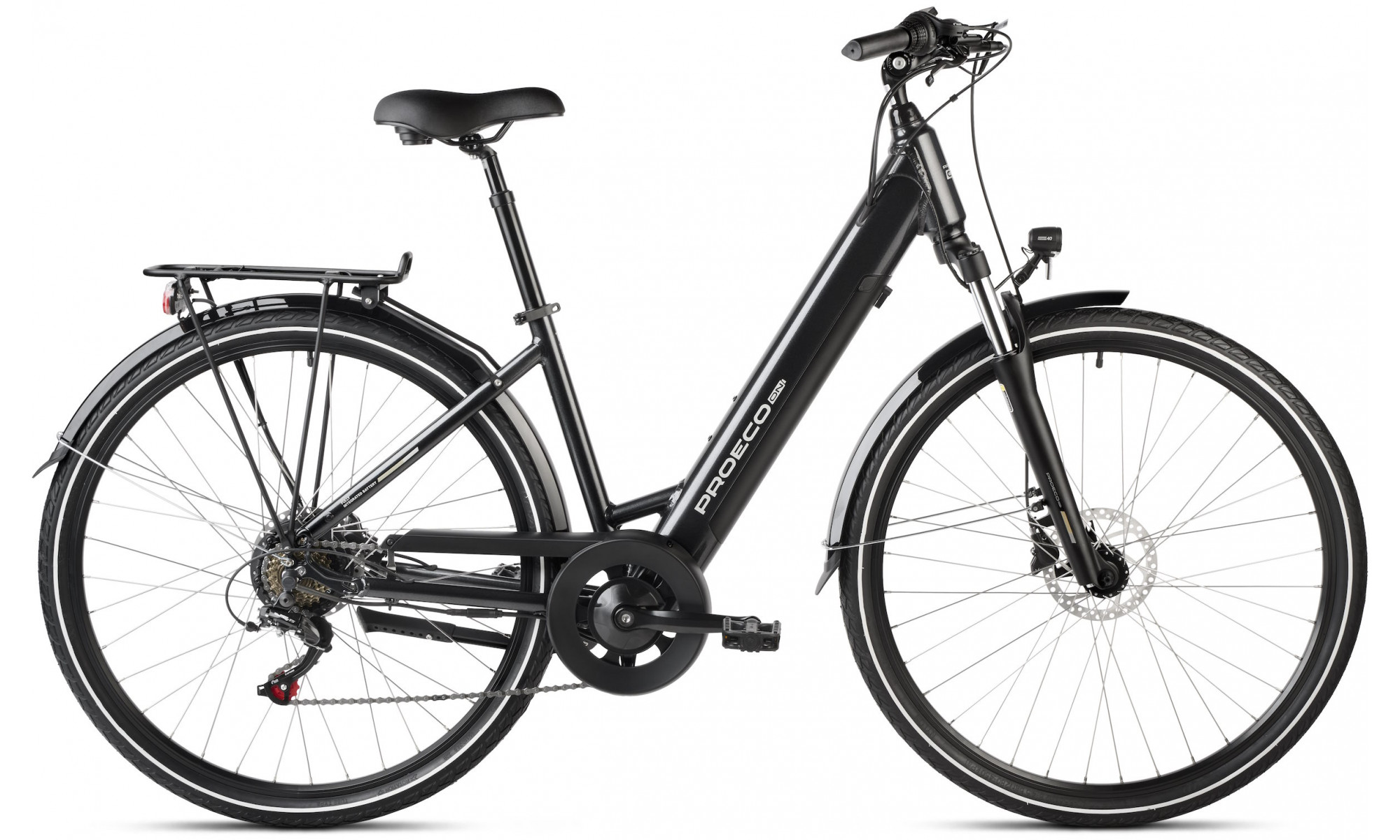 E-bike ProEco:ON Wave 1.0 504Wh graphite-silver - 1