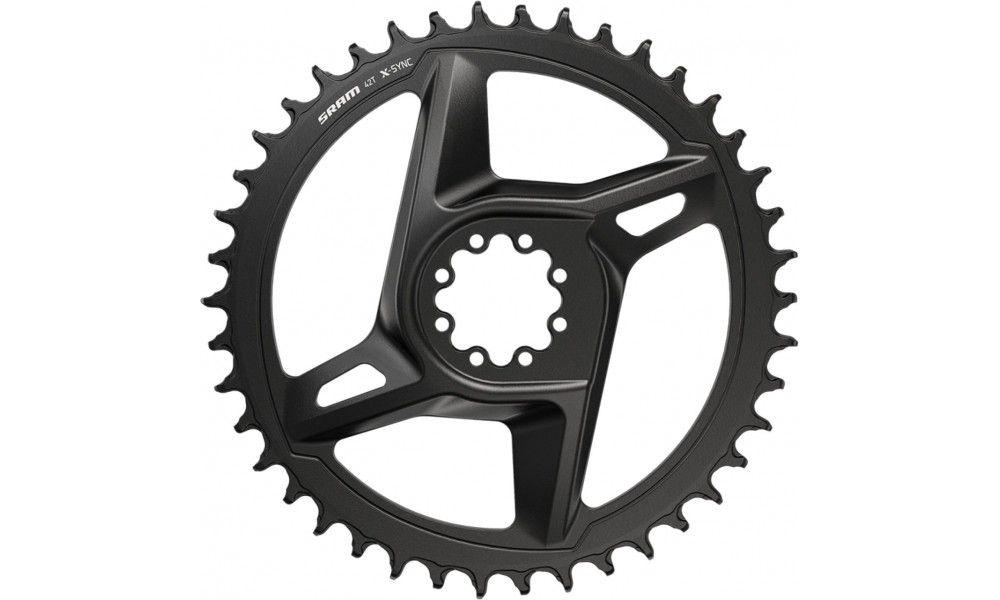 Chainring SRAM Road Rival X-Sync Direct-Mount 12-speed 42T black 