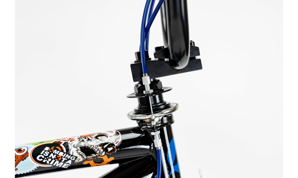 Велосипед Karbon BMX 20 black-blue - 7