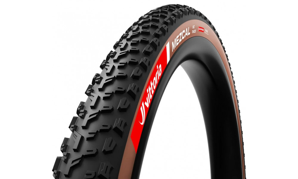 Tire 29" Vittoria Mezcal XC Race G2.0 TLR Fold 29x2.40 / 60-622 brown-black - 1