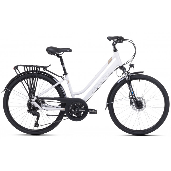 Bicycle Romet Gazela 26 3 CS 2024 white-gold