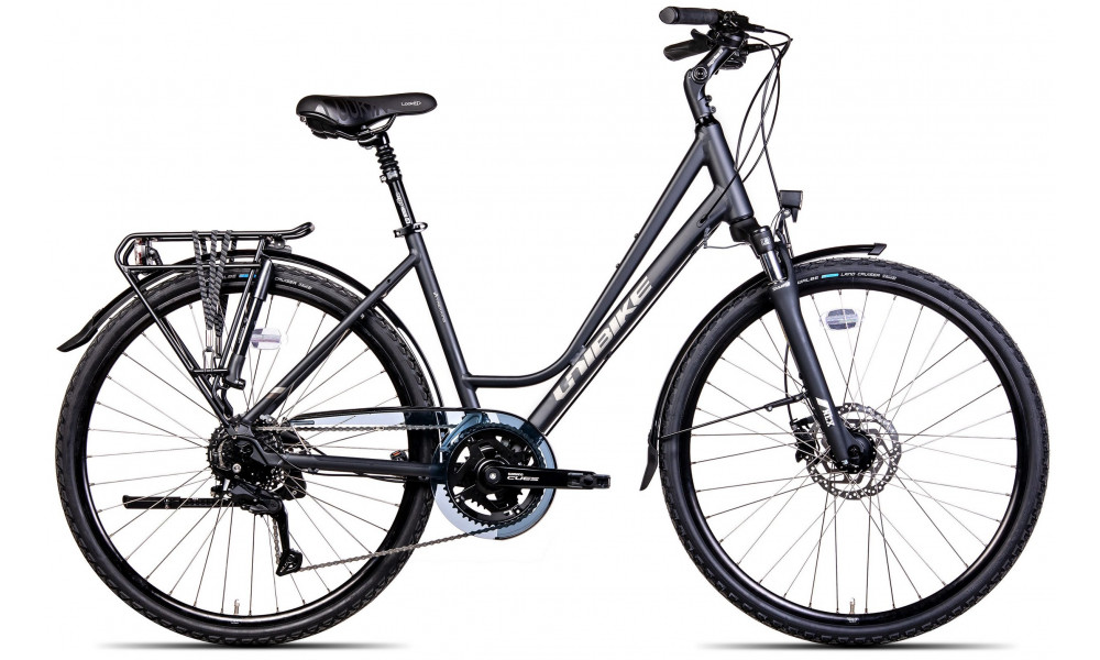 Велосипед Unibike Voyager LDS 2024 grey-17" 