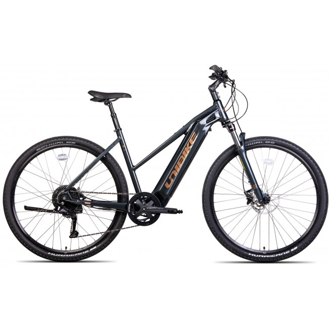 Электрический велосипед Unibike Falcon LDS 2024 black-17"