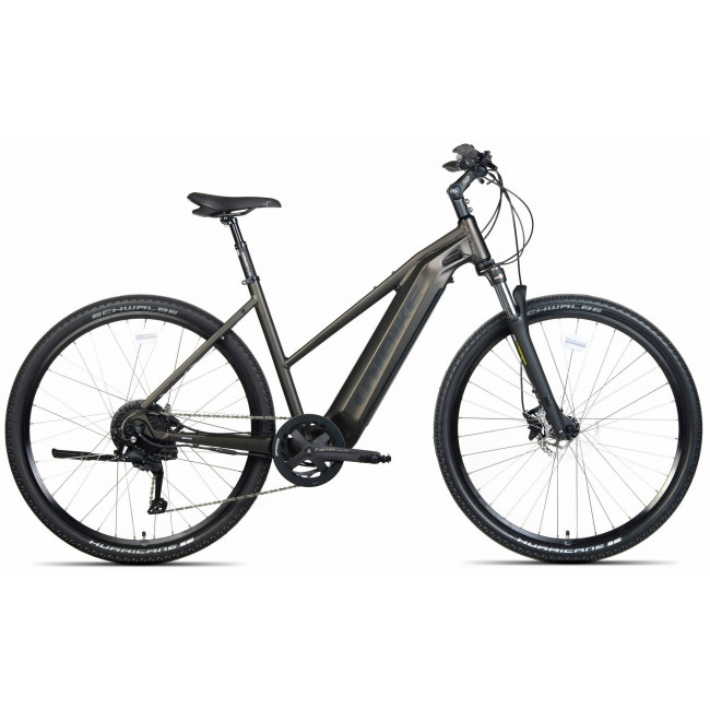 Электрический велосипед Unibike Falcon LDS 2024 dark green-17"