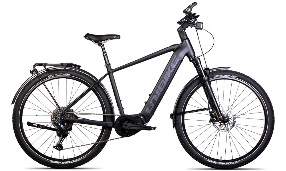 Электрический велосипед Unibike Tracker 2024 black-17" 