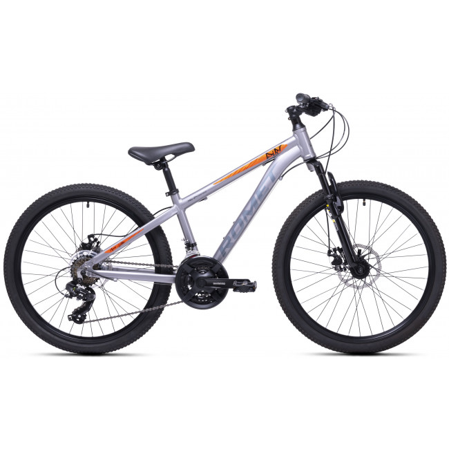 Bicycle Romet Rambler DIRT 24 2024 silver-orange