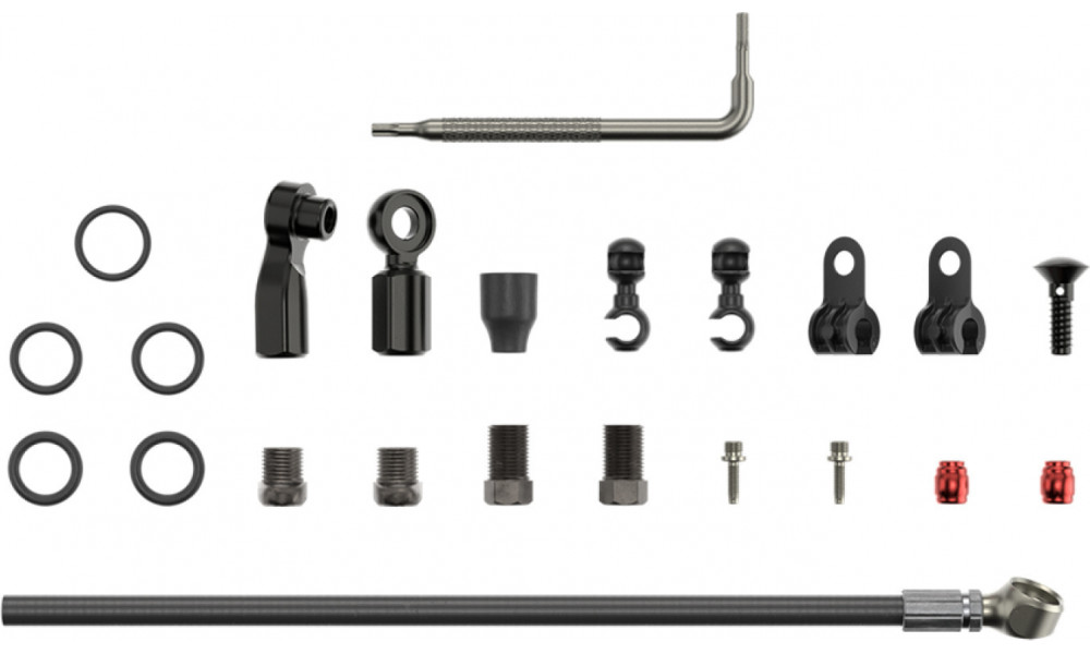 Комплект шланга гидравлического дискового тормоза SRAM Beveled Banjo 2000mm 