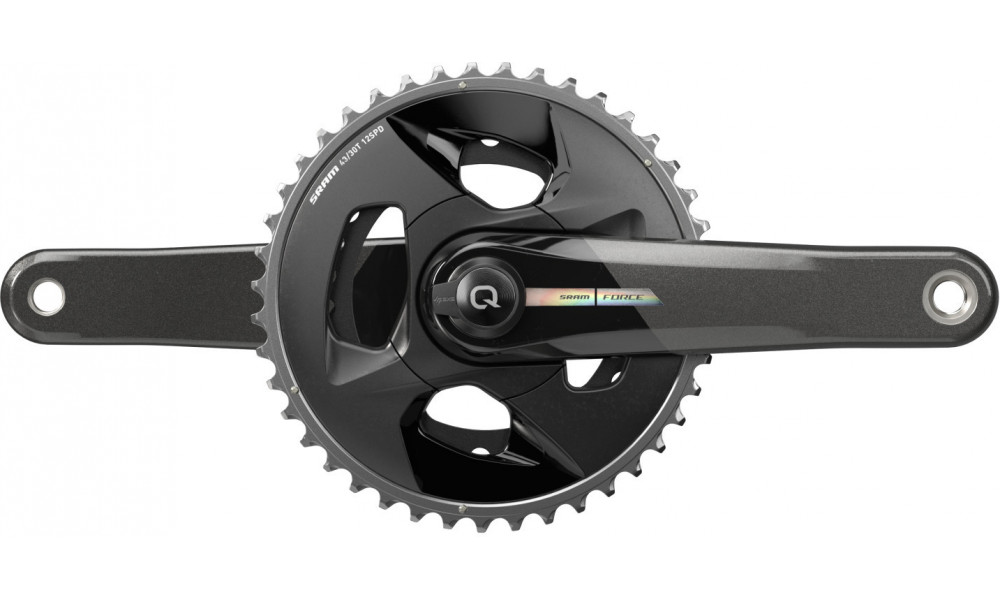 Crankset with powermeter SRAM Force 1 Wide D2 AXS DUB 2x12-speed 43x30T 