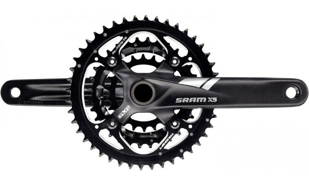 Crankset SRAM X5 GXP 175mm 9-speed 44x32x22T 