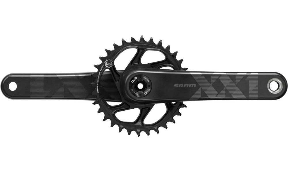 Įėīź ļåšåäķčõ ēāåēä SRAM XX1 Eagle Fat Bike 5" DUB 1x12-speed 30T 