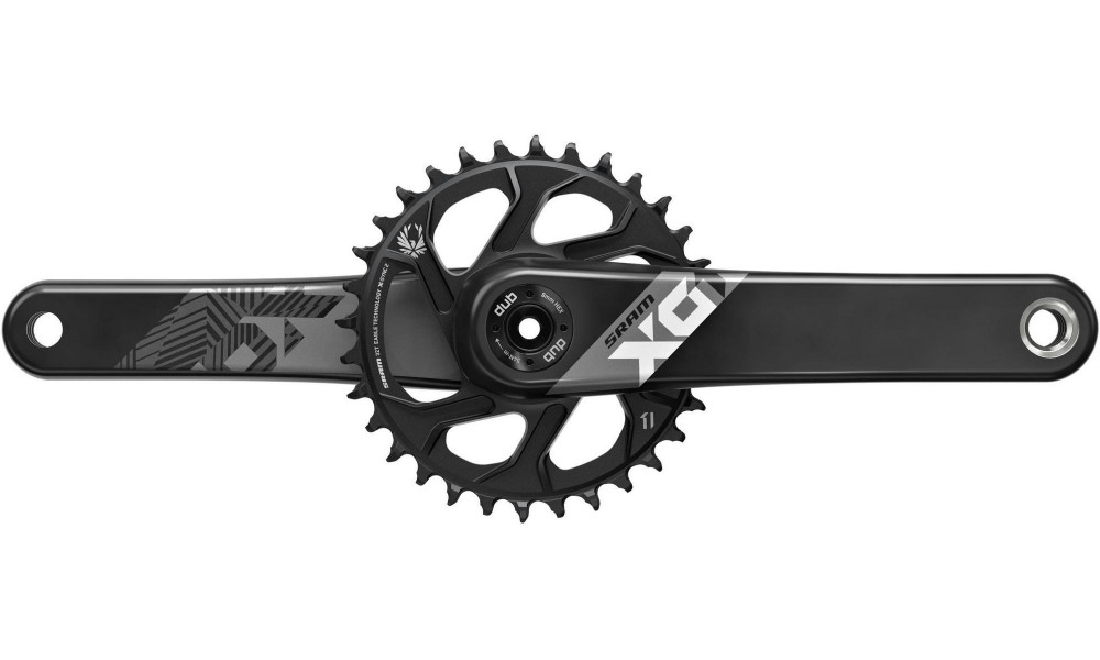 Įėīź ļåšåäķčõ ēāåēä SRAM X01 Eagle Fat Bike 4" DUB 1x12-speed 30T 