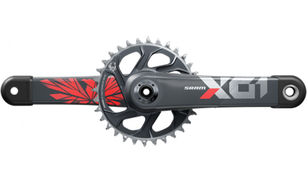 Crankset SRAM X01 Eagle Superboost+ DUB 1x12-speed 32T Red 