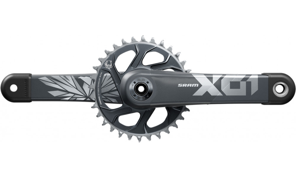 Crankset SRAM X01 Eagle DUB 1x12-speed 32T black 