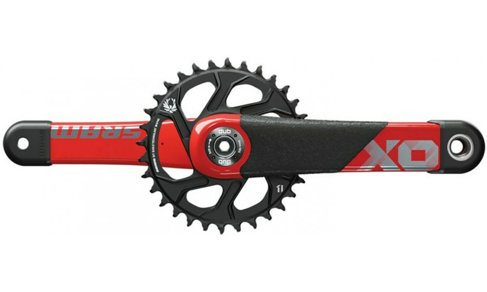 Įėīź ļåšåäķčõ ēāåēä SRAM X01 All Downhill DUB 34T Red 