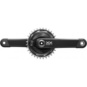 Crankset with powermeter SRAM XX Eagle Q174 Thread T-Type DUB MTB Wide 175mm 32T