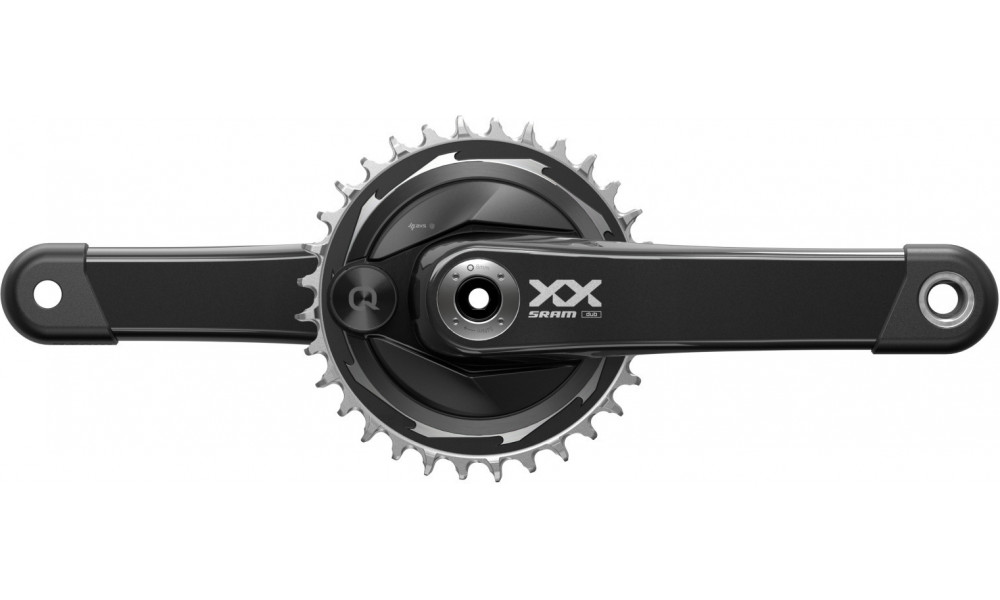 Crankset with powermeter SRAM XX Eagle Q174 Thread T-Type DUB MTB Wide 175mm 32T 