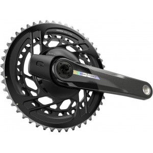 Блок передних звезд с измерителем мощности SRAM Force D2 AXS DUB 2x12-speed 48x35T