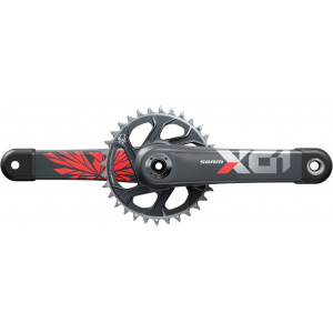 Crankset SRAM X01 Eagle DUB 1x12-speed 32T Red