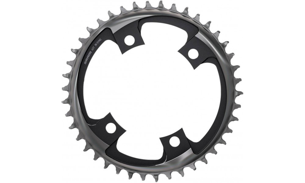 Chainring SRAM Road X-Sync 107mm 12-speed 44T black 