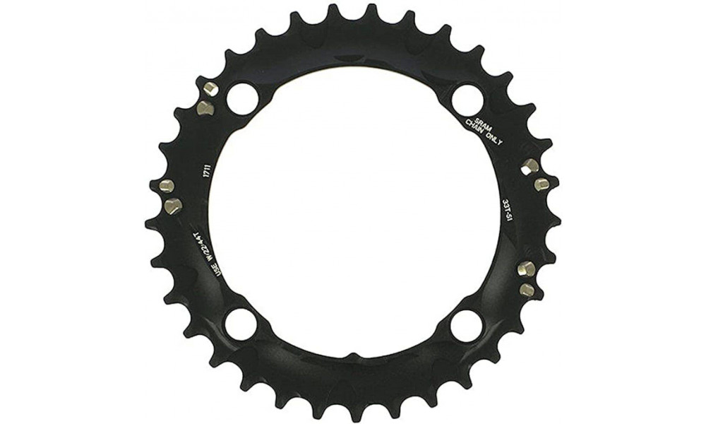 Chainring SRAM MTB 104mm alu 3x10-speed 33T black 