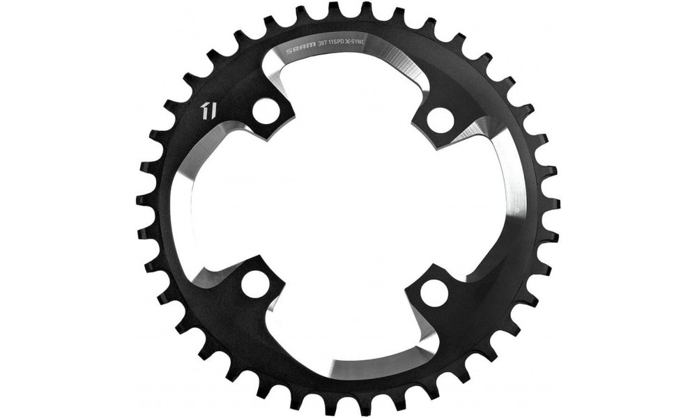 Передняя звезда SRAM MTB 104mm alu 1x10-speed 36T black 