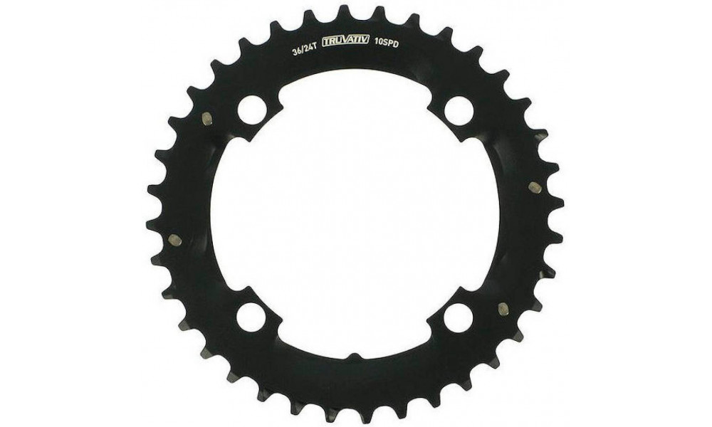 Передняя звезда SRAM MTB 104mm alu 2x10-speed without pin 36T black 