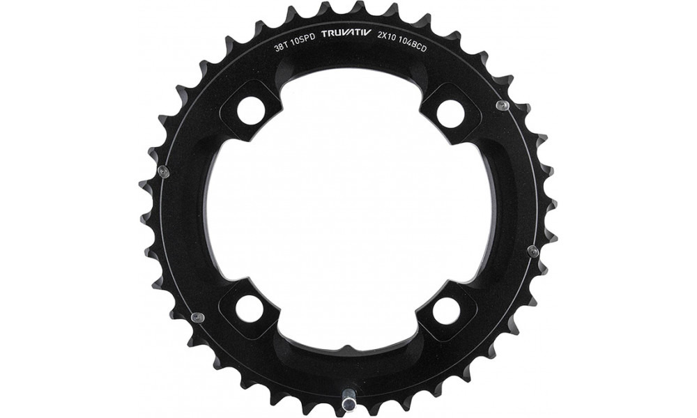 Chainring SRAM MTB 104mm alu 2x10-speed with pin 38T black 