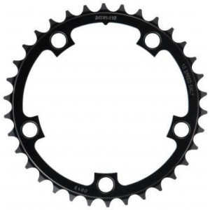 Chainring SRAM Road PowerGlide 110mm alu 2x10-speed 34T black