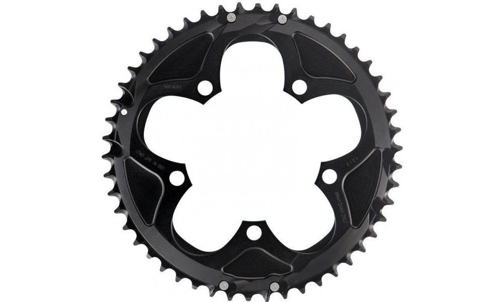 Передняя звезда SRAM Road 110mm for 50-34T alu 2x10-speed 50T black 