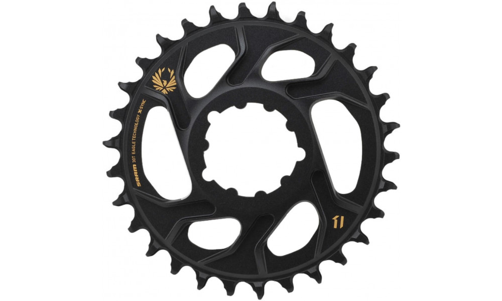 Chainring SRAM MTB Eagle X-Sync2 Direct Mount alu 11-speed 6mm offset 30T gold 