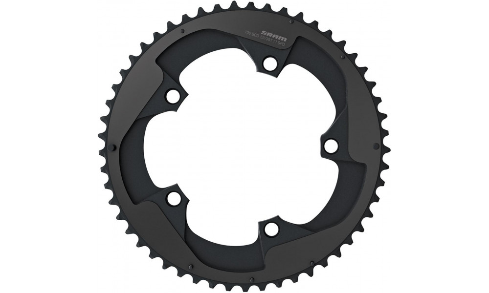 Chainring SRAM Road Red B2 X-Glide 130mm alu 2x11-speed 53T black 