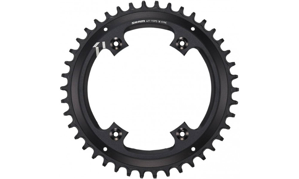 Передняя звезда SRAM Road Apex 1 X-Sync Asymmetric 110mm alu 11-speed 42T 