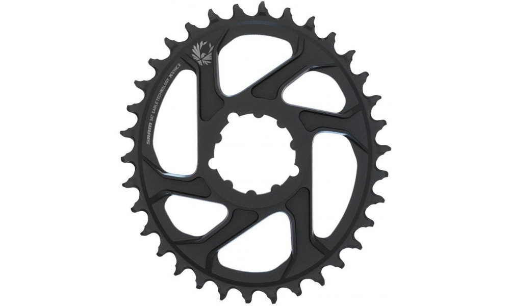 Chainring SRAM Eagle X-Sync2 Direct Mount alu Oval 6mm offset 34T black 