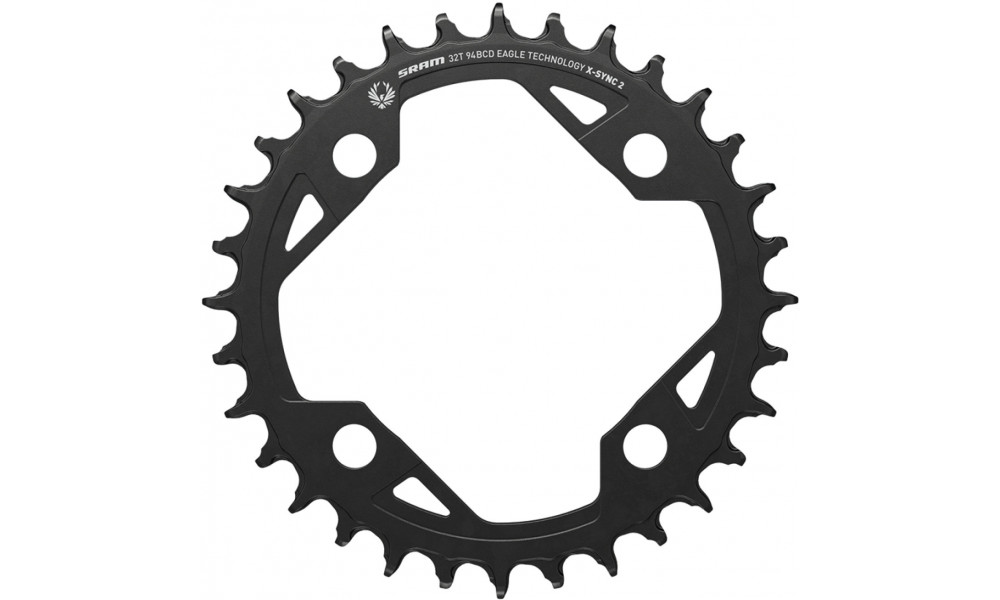 Chainring SRAM E-MTB Eagle X-Sync2 94mm alu 32T black 