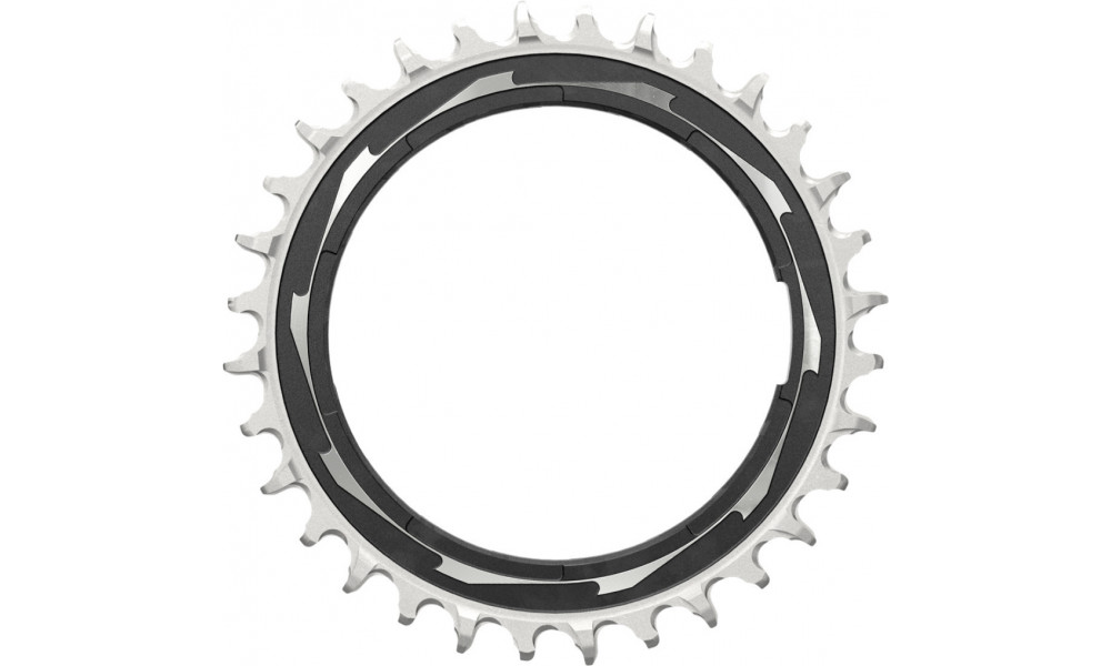 Chainring SRAM XX SL Eagle T-Type D1 Thread Mount 0mm offset 32T black-silver 