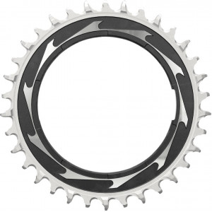 Chainring SRAM XX SL Eagle T-Type D1 Thread Mount 0mm offset 34T black-silver