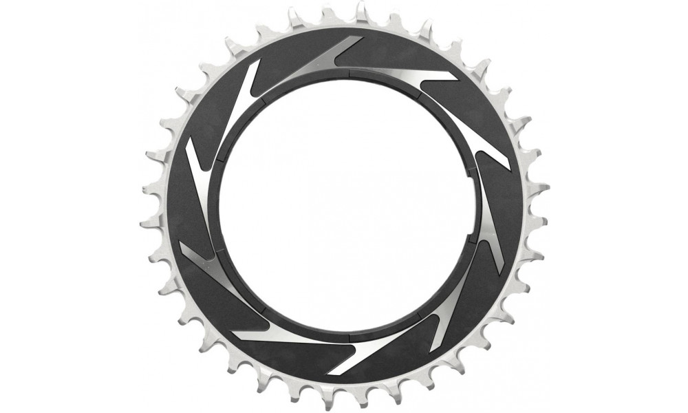 Chainring SRAM XX SL Eagle T-Type D1 Thread Mount 3mm offset 36T black-silver 