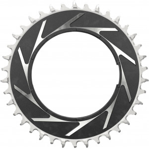 Chainring SRAM XX SL Eagle T-Type D1 Thread Mount 3mm offset 38T black-silver