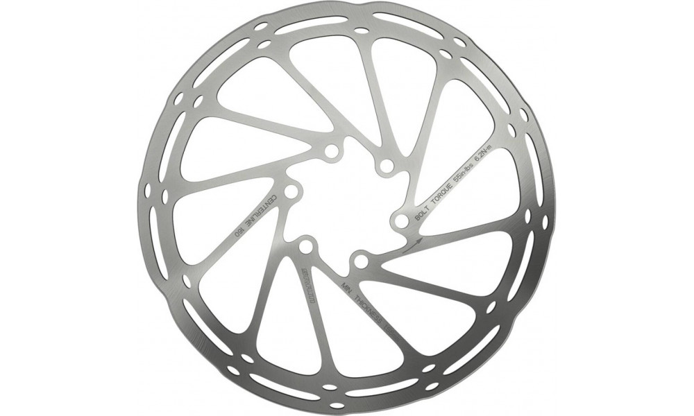 Disc brake rotor SRAM Centerline 220mm 6-bolt 