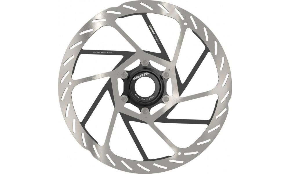 Disc brake rotor SRAM HS2 Rounded 220mm C-Lock 