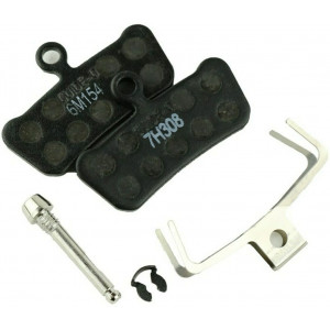 Disc brake pads SRAM Trail/Guide/G2 organic with steel backplate