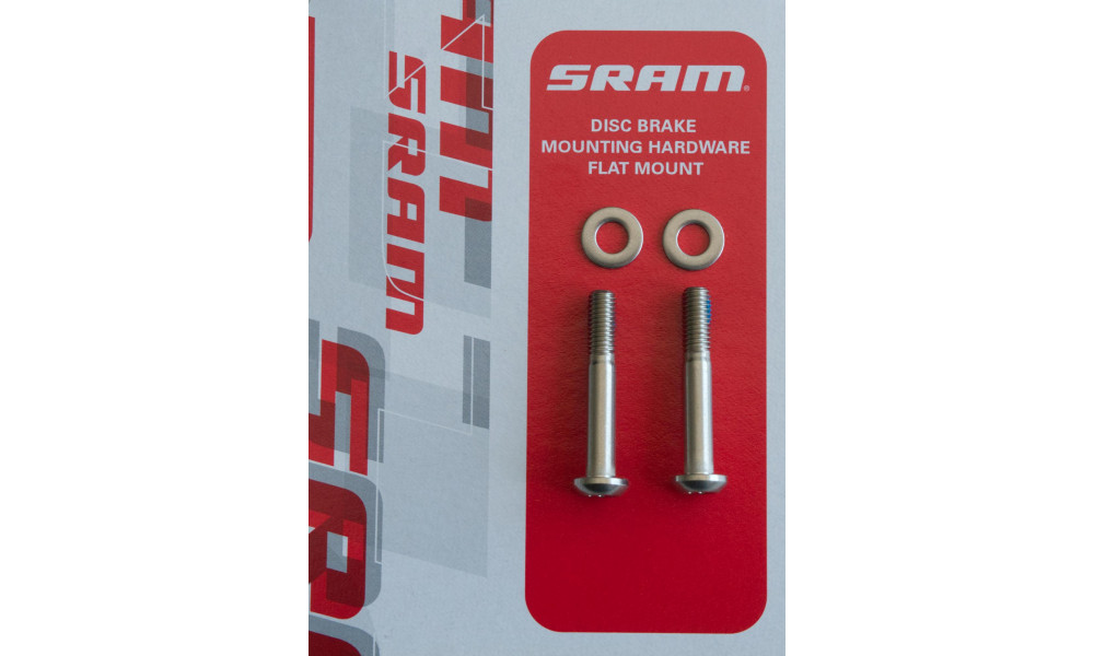 Disc brake caliper fixing bolts SRAM titanium T25 flat mount 5mm (pair) 