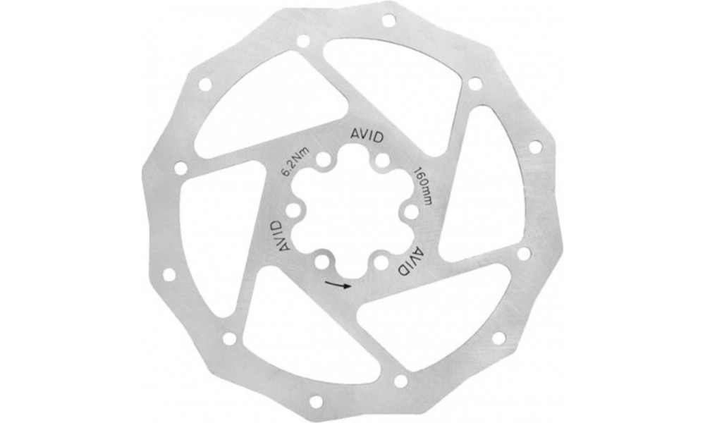 Адаптер переднего дискового тормоза Avid Boxxer 185mm 