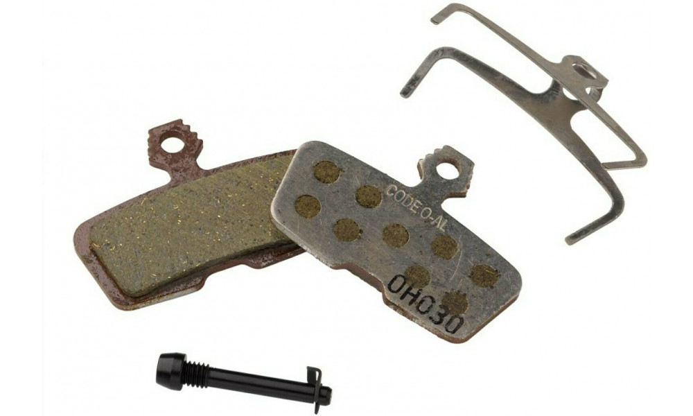 Disc brake pads Avid Code 2011+/Guide Re/G2 Re/DB8 organic with steel backplate 