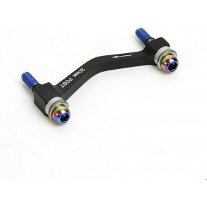 Mount adapter for disc brake SRAM Post Mount front 180mm/rear 160mm with stainless steel rainbow bolts 20mm CPS+standard