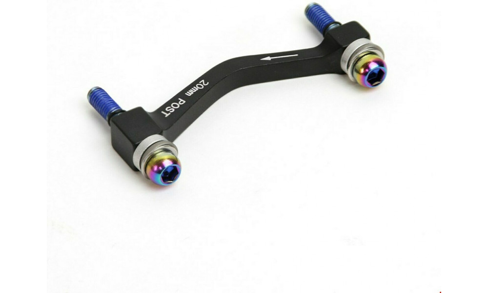 Адаптер дискового тормоза SRAM Post Mount front 180mm/rear 160mm with stainless steel rainbow bolts 20mm  